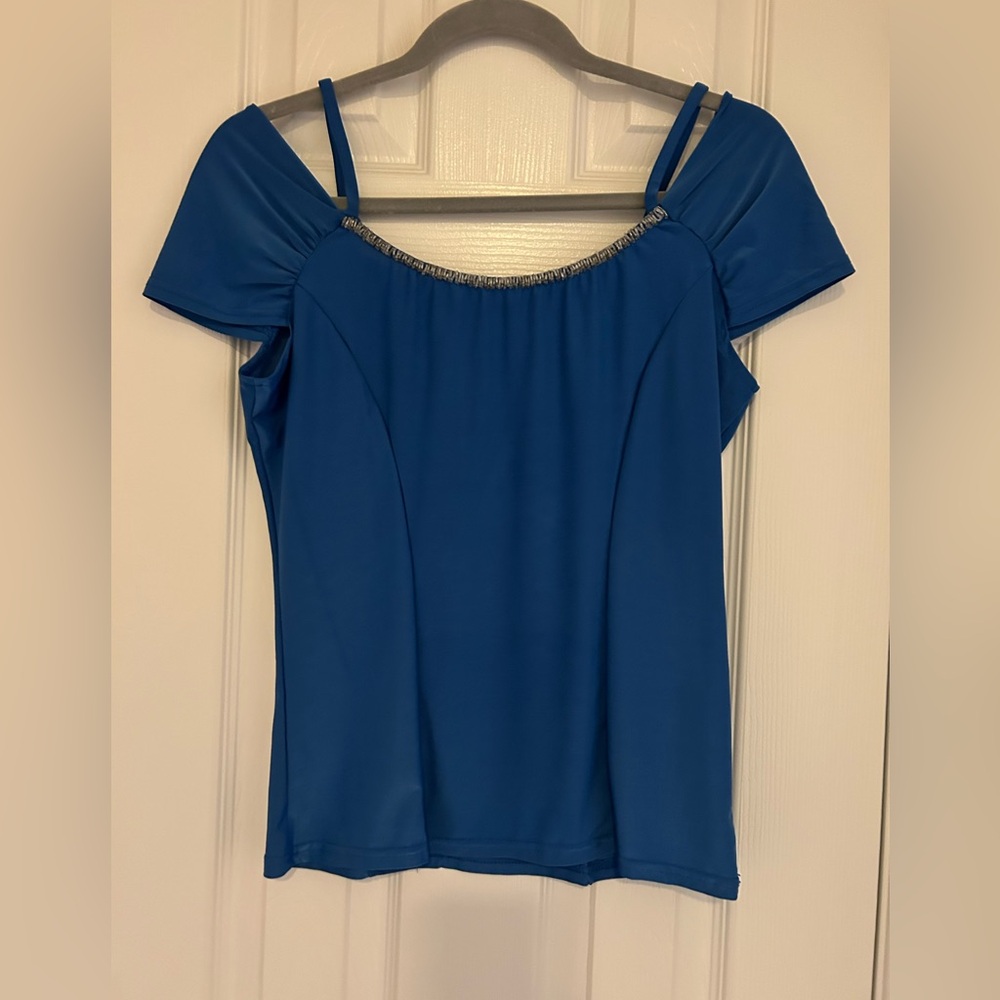 Royal blue, size medium top by Dance Wear Works